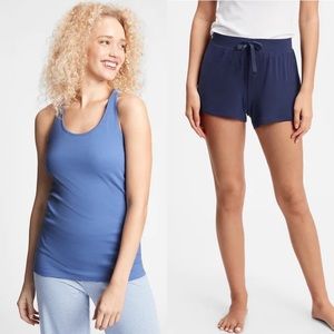 GAP PJ Set (Tank Top and Shorts) - Blue, size XL